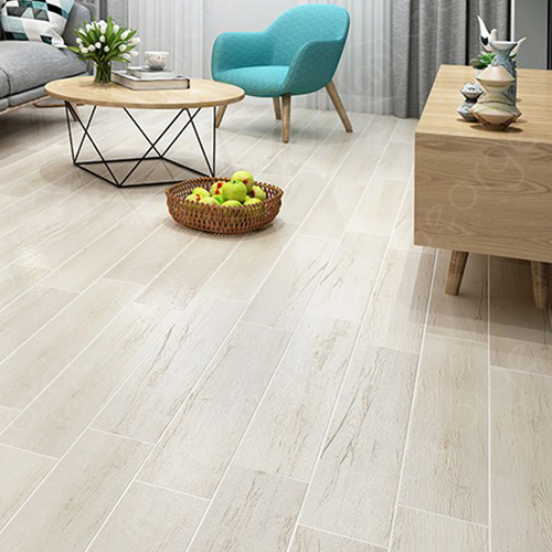 Nordic Simple Wood Grain Tile Imitation, Wooden Tile Flooring Cost
